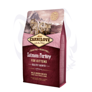 Croquettes Carnilove Kitten Salmon and Turkey pour chaton (Saumon & Dinde) 2kg