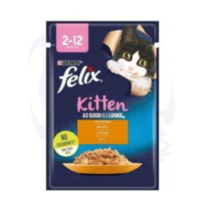 Purina Felix Kitten as Good as it Looks Pochon 85 g