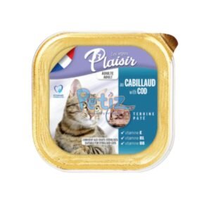 Pâté Plaisir Cabillaud pour chats 100g – Les repas