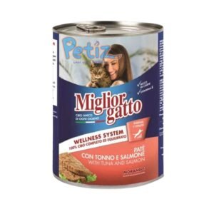 Pâté Migliorgatto pour chats au Thon et saumon