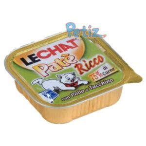 LeChat Pate Ricco Poulet 100g