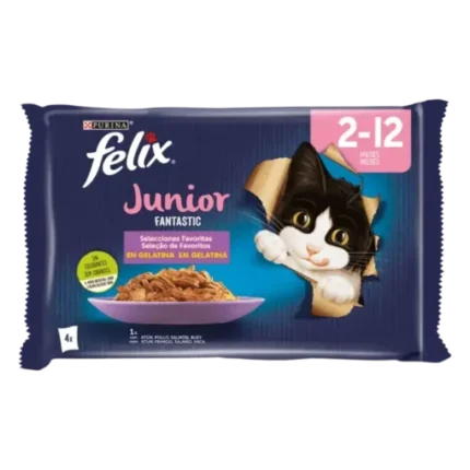 Purina Felix Fantastique Junior 4x85g