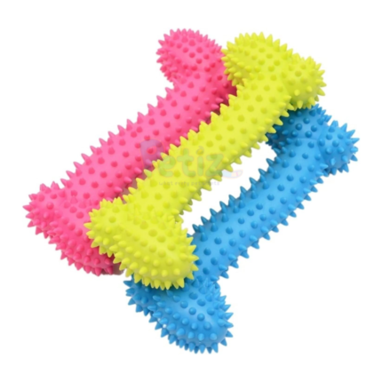 Jouet en caoutchouc pour chien adulte et chiot – Résistance aux morsures et nettoyage des dents
