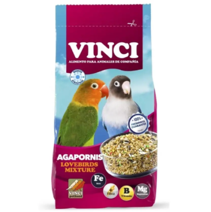 Inséparables : Mélange pour Inséparables Vinci Agapornis Lovebird 1kg