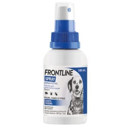 Front Line spray contre les parasites chien/chiot et chat/chaton (100ml)