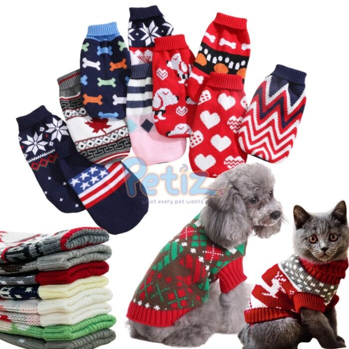 Tricot chaud chien et chat