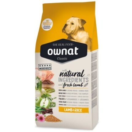 Ownat Classic Lamb Rice Agneau Riz adulte (chien) 20Kg