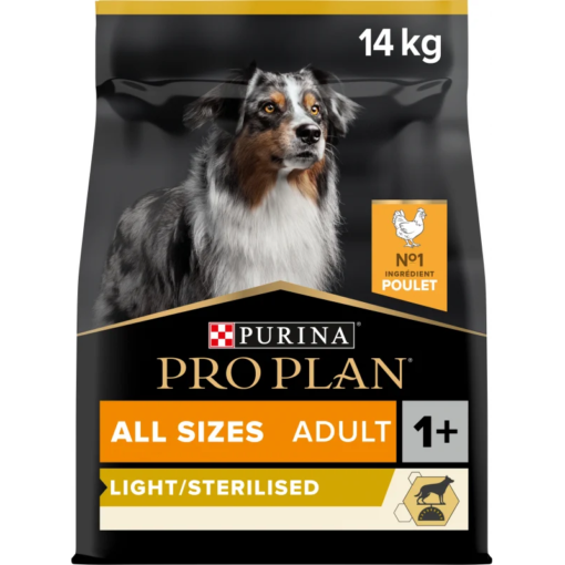 Pro Plan All Sizes Adult Light / Sterilised au Poulet 14kg