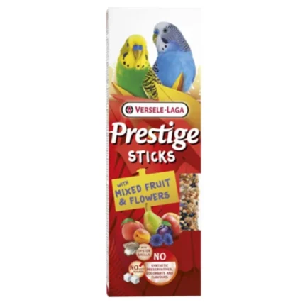 Prestige Sticks Petites Perruches avec Mélange de Fruits & Fleurs -Versal Laga-