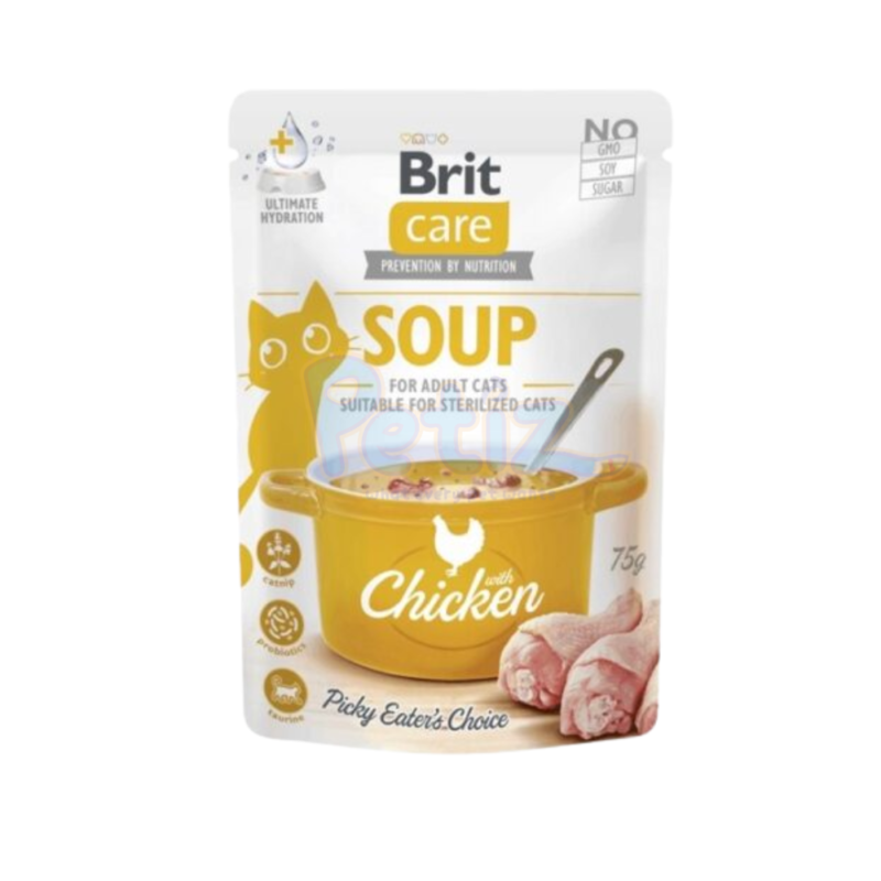 Brit Care Cat Soup Chicken (soupe au poulet pour chat) 75g