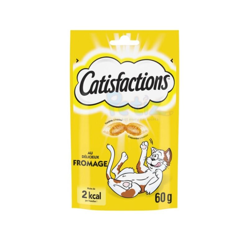 CATISFACTION Friandise Pour Chat Riche en Frommage 60gr