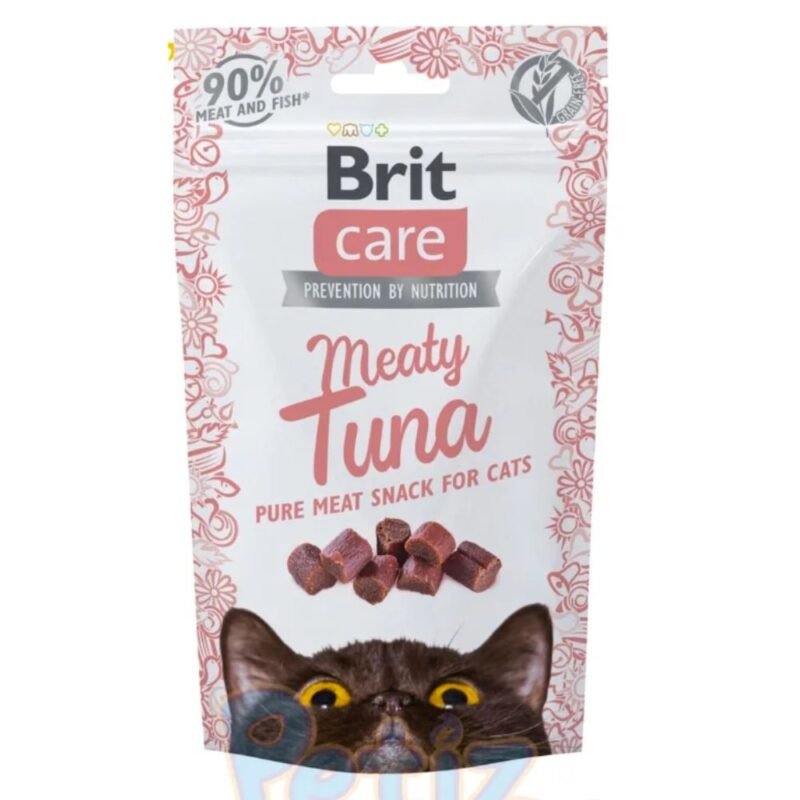 Brit Care Cat Snack Meaty Tuna – Friandise Tendre au Thon pour Chats – 50g