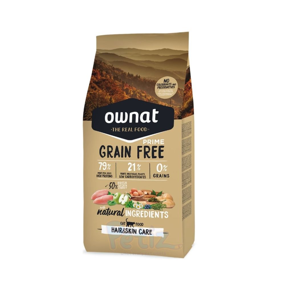 Ownat Grain Free Prime Hair and Skin 3kg