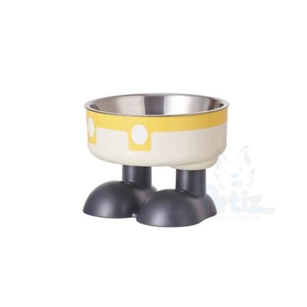 ZenPets Gamelle Haute pour Chat et Chien – Bol Surélevé Ergonomique en Inox, Antidérapant, Confort de Repas pour Animaux Domestiques