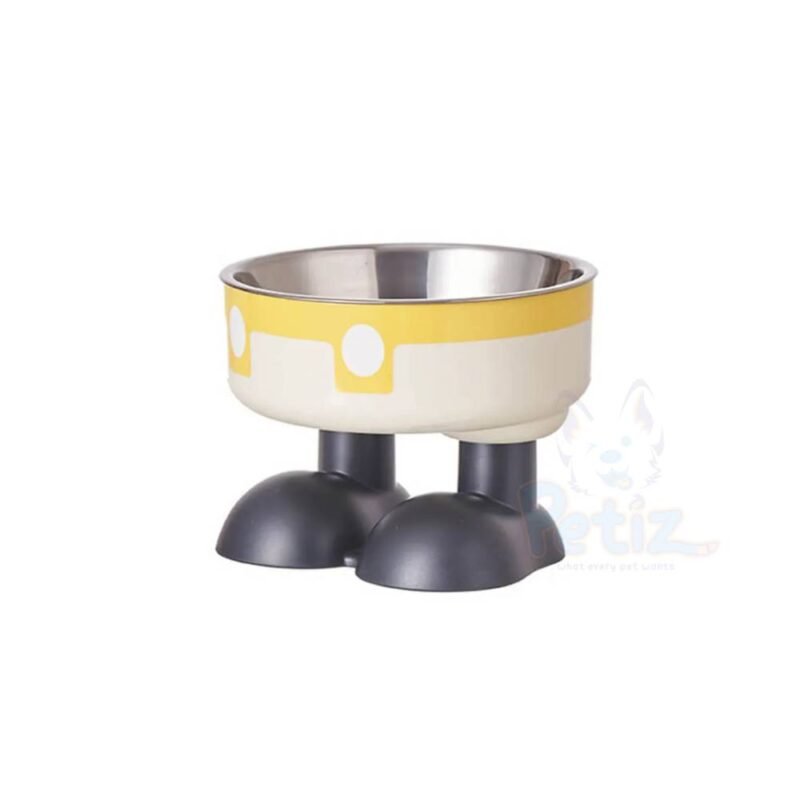 ZenPets Gamelle Haute pour Chat et Chien – Bol Surélevé Ergonomique en Inox, Antidérapant, Confort de Repas pour Animaux Domestiques