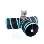 Tunnel Pliable pour Chat – Jouet Respirant en Papier Renforcé, Baril de Forage d’Intérieur, Accessoire Ludique et Durable pour Chaton et Chat Adulte