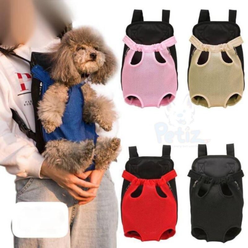 Sac à Dos de Transport pour Animaux – Durable, Respirant et Portable, pour Petits et Moyens Chiens ou Chats, Idéal pour Voyage et Voiture