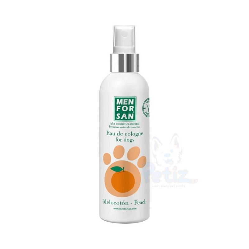Men For San – Eau de Cologne à la Pêche pour Chien – 125 ml