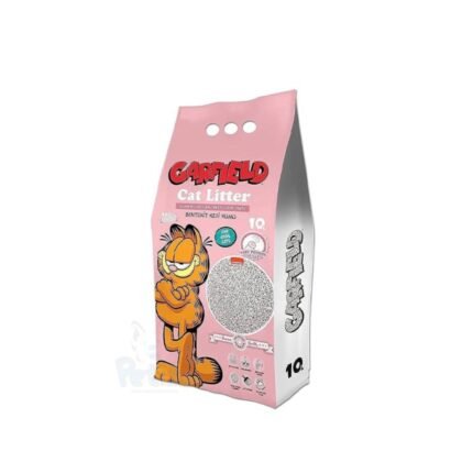 Garfield Litière Agglomérante Parfum Talc pour Bébé – 10L | Litière Ultra-Absorbante à la Bentonite