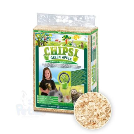 Litière Chipsi Pomme Verte – Naturelle, Absorbante et Aromatisée