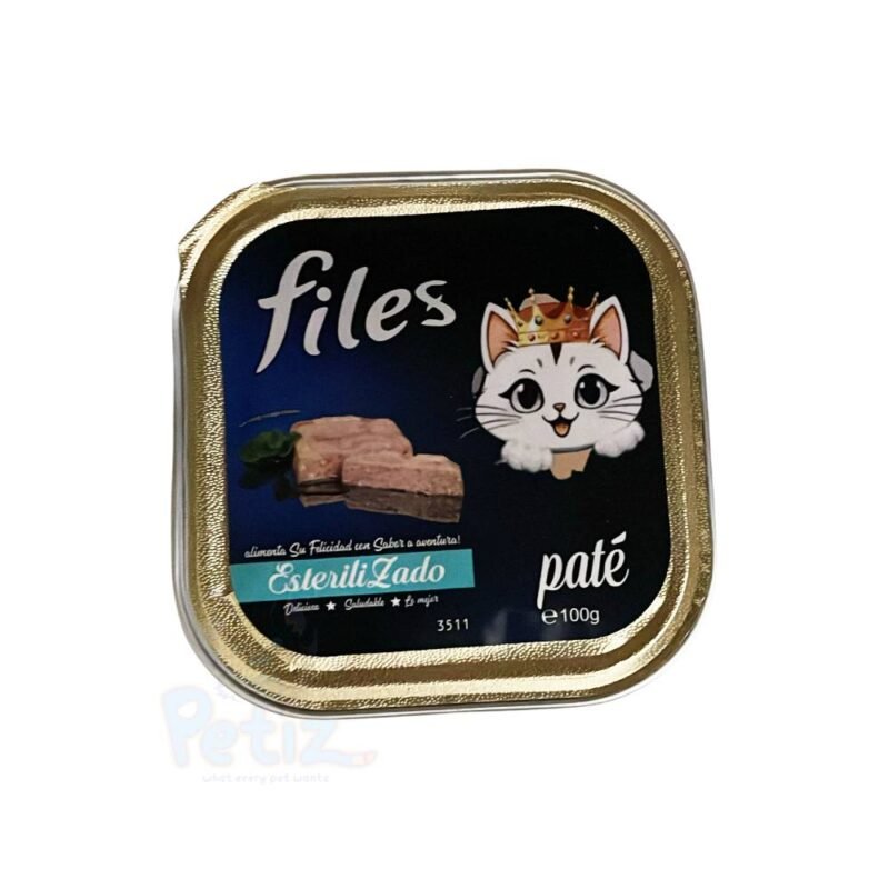 Files Paté pour Chats Stérilisés – 100g