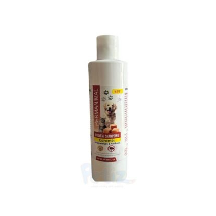 HERMANIMAL – Shampoing Caramel Antiparasitaire et Anti-Puces – 250 ml