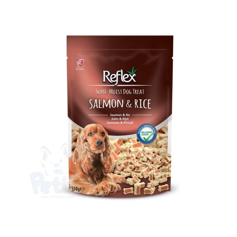 Reflex Friandises Semi-Humides pour Chiens – Saumon & Riz