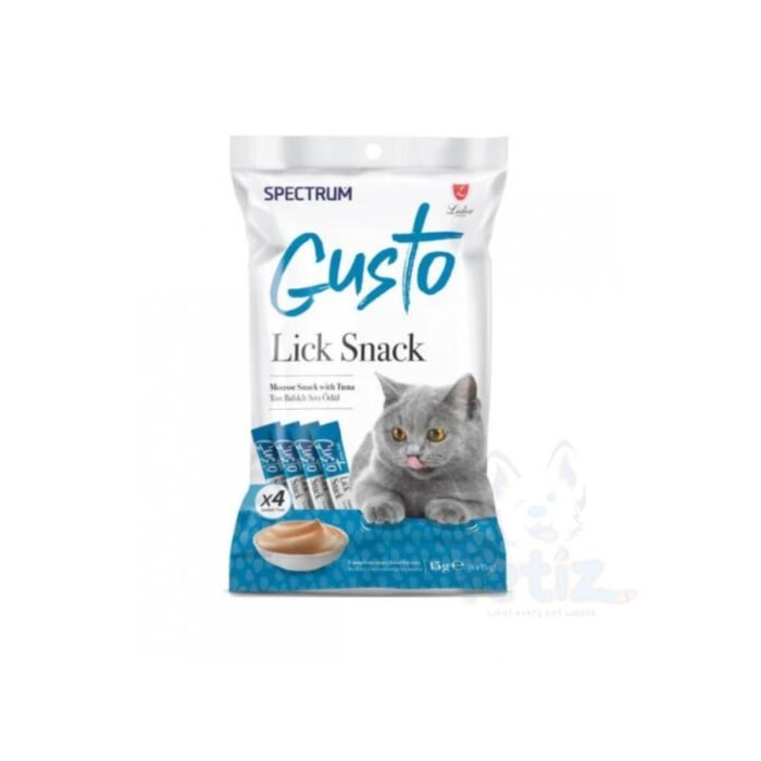 Spectrum Gusto Lick Snack Tuna 4X15Gr