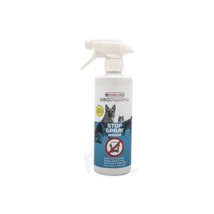 Oropharma Stop Spray Indoor – Répulsif Chiens & Chats – Usage Intérieur – 500 ml
