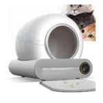 Bac à litière automatique pour chat 65L – Nettoyage intelligent et grande capacité