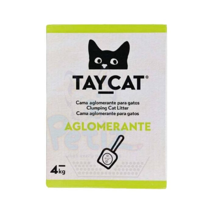 TAYCAT Litière Agglomérante pour Chat – Absorption Rapide et Contrôle des Odeurs