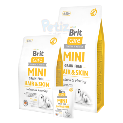Brit Care Dog Grain Mini Adult Free Hair and Skin (Petite Race) 2kg