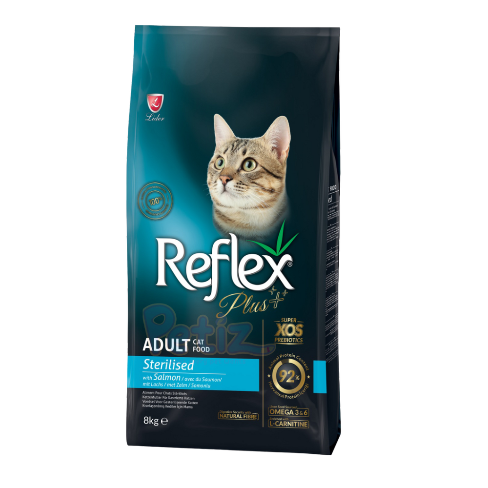 Reflex Plus Sterilised Adult Cat Food with SALMON 1.5KG Reflex Plus Sterilised Adult Cat Food with SALMON 1.5KG