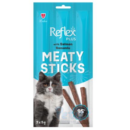 Sticks pour chats Reflex Saumon 3x5g