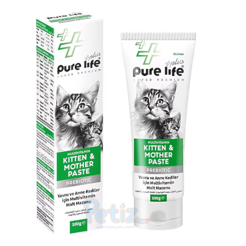 Pure Life Plus 100 gr Multivitamin Malt Kitten and Mother Cat Paste
