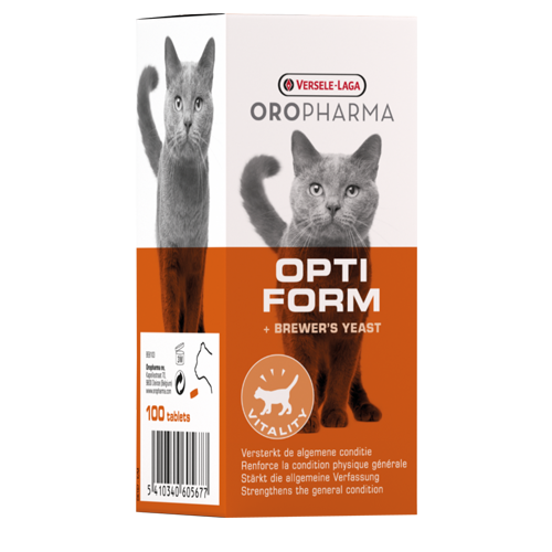 Complément alimentaire Chat Opti Form OROPHARMA (100 comprimés)