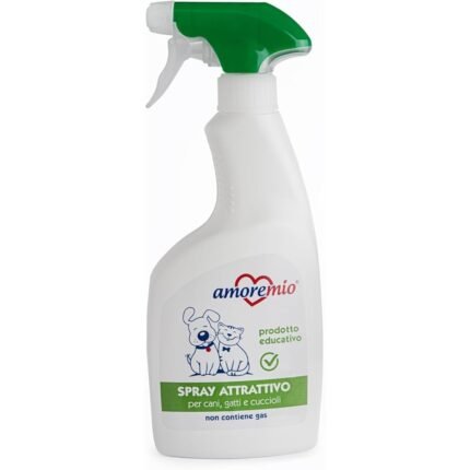 Amoremio Spray Attractif pour Chat et Chien – 500 ml