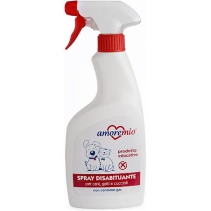 Amoremio Spray Répulsif Éducateur pour Chien et Chat 500 ml