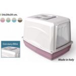 Bac à litière Georplast Vicky avec Filtre – Gris | Vert