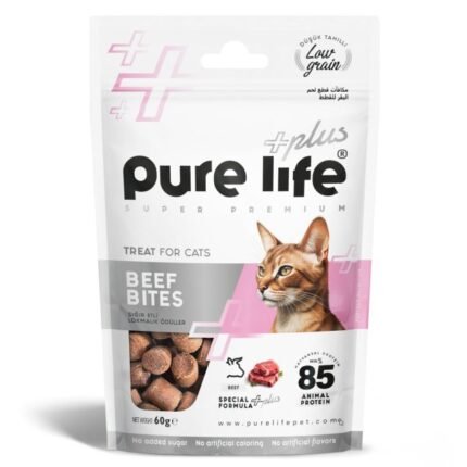 PURELIFE PLUS Friandises pour Chats Bœuf 60 g