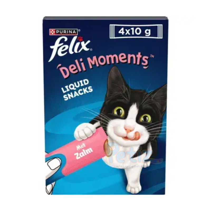 Purina Felix Deli Moments au Saumon (4 x 10g)