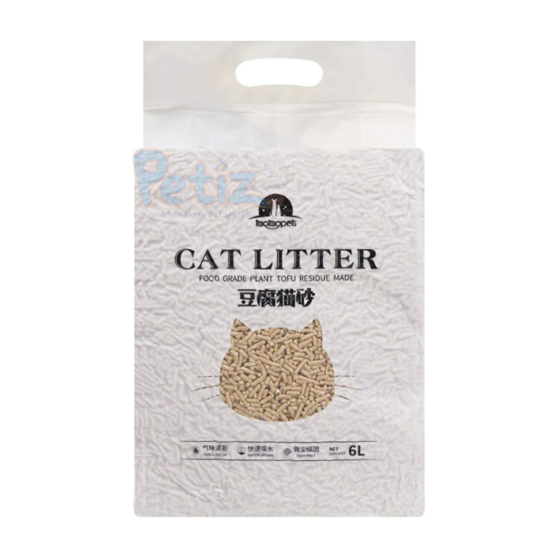 Litière Naturelle au Thé Vert et Tofu – 6L