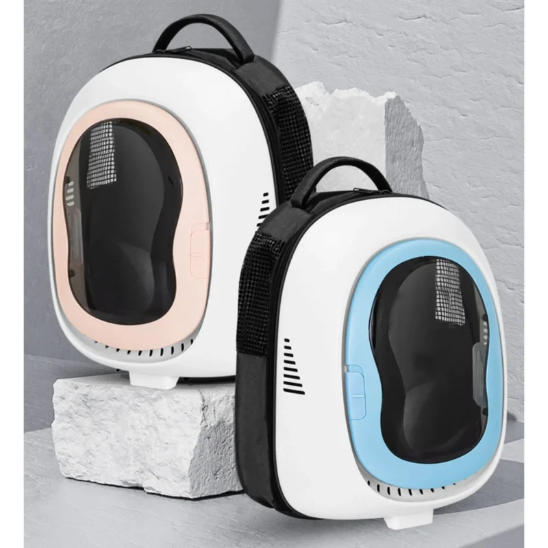 Sac à Dos de Transport pour Chat et Petit Chien avec Fenêtre Transparente et Aération – Sac Portable Sécurisé
