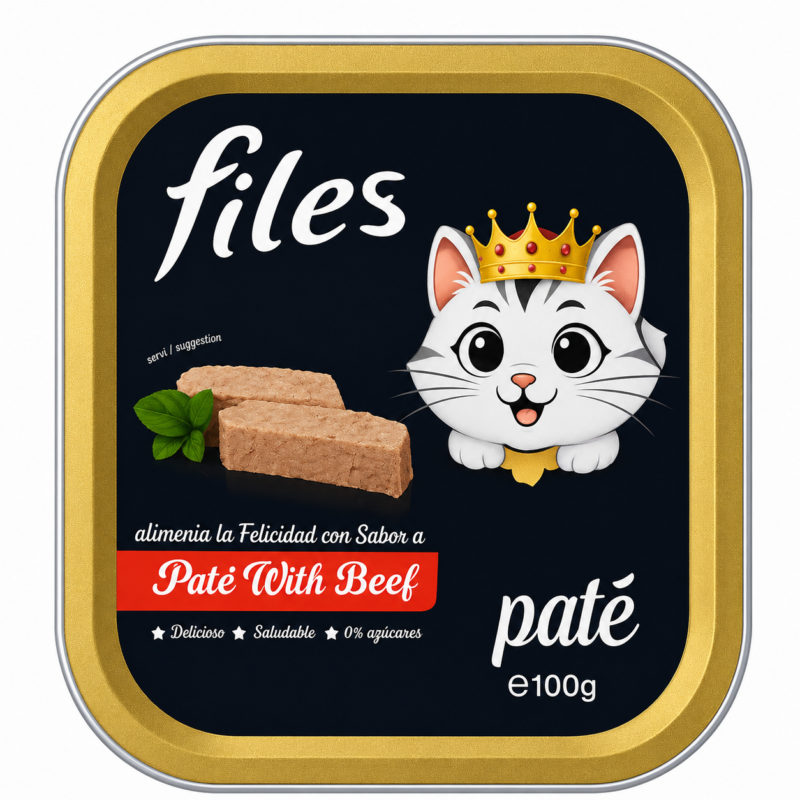 Files Loaf for Cats with Beef 100g