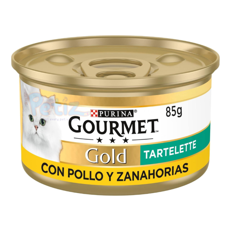 Gourmet Gold Tartelette for Cats with Chicken & Carrots 85g