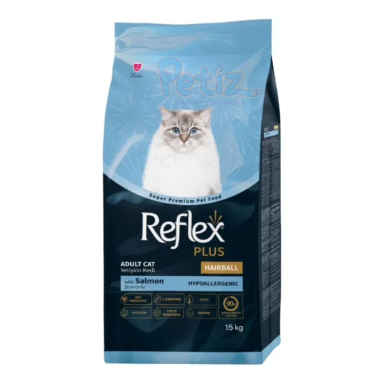 Reflex Plus Kibbles for Cats Hairball with Salmon