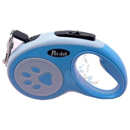 Laisse Rétractable Automatique 5M pour Chien - Poignée Ergonomique Antidérapante - Corde Haute Résistance pour Petits et Moyens Chiens