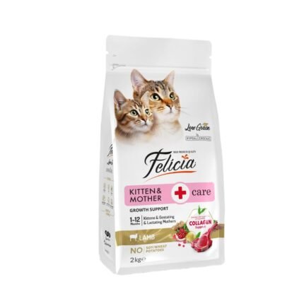 Croquettes Chaton & Maman au Agneau Felicia Collagen Sans Céréales 2KG | Croissance & Immunité