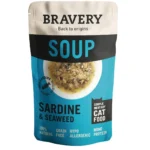 Bravery Soupe pour Chat Adulte 40g – Aliment Humide Naturel Riche en Protéines | Sardine