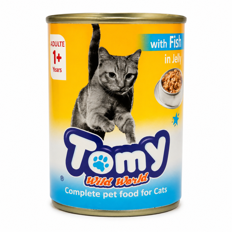 Tomy Chat Poisson 415g – Pâtée Savoureuse et Équilibrée pour Chat Adulte